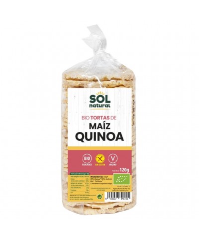 Tortas maiz quinoa SOL NATURAL 100 gr BIO