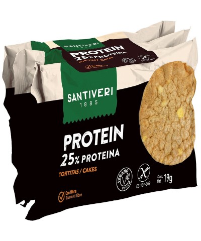 Tortas proteina SANTIVERI 3x19 gr