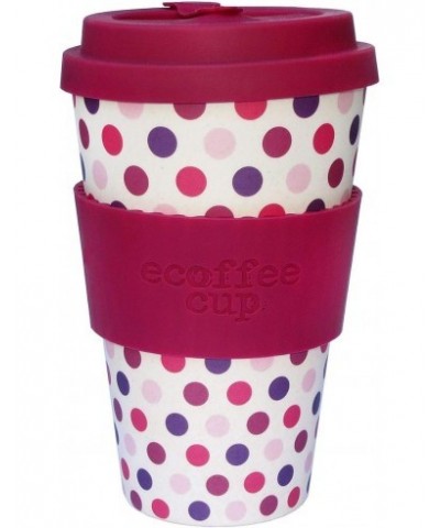 Vaso de bambu pink polka Ref.113 ALTERNATIVA 3 (400 ml)