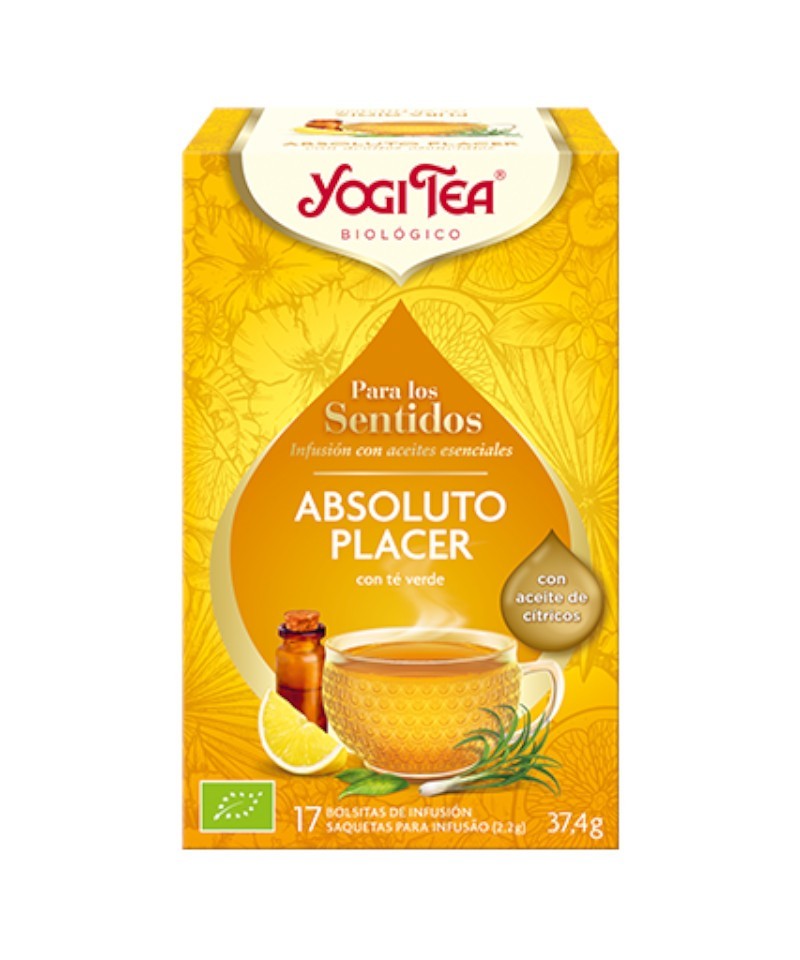 Yogi tea absoluto placer 17 bolsas BIO