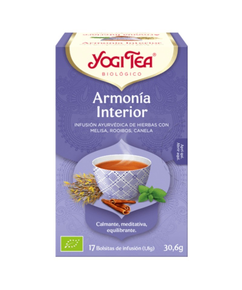 Yogi tea infusion armonia interior 17 bolsas BIO