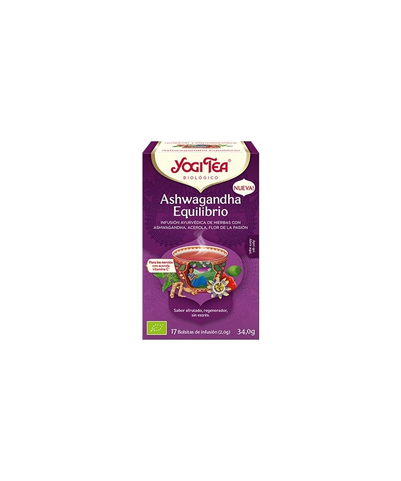 Yogi tea infusion ashwagandha equilibrio 17 bolsas BIO