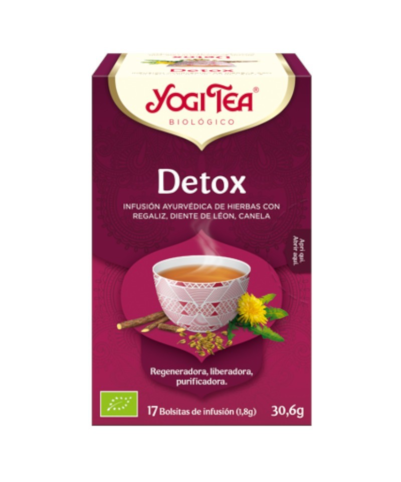 Yogi tea infusion desintoxicante detox 17 bolsas BIO