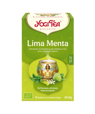 Yogi tea infusion lima menta 17 bolsas BIO