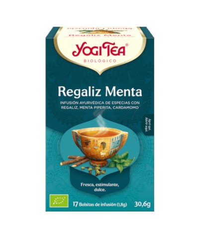 Yogi tea infusion menta regaliz 17 bolsas BIO