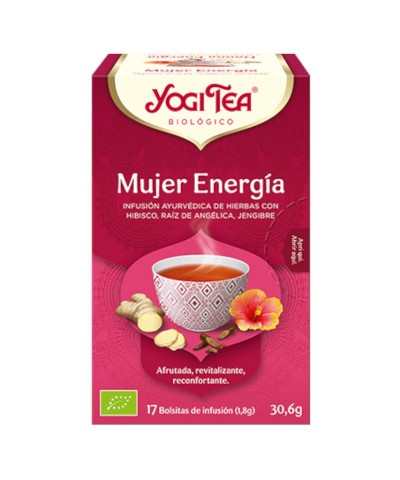Yogi tea infusion mujer energia 17 bolsas BIO