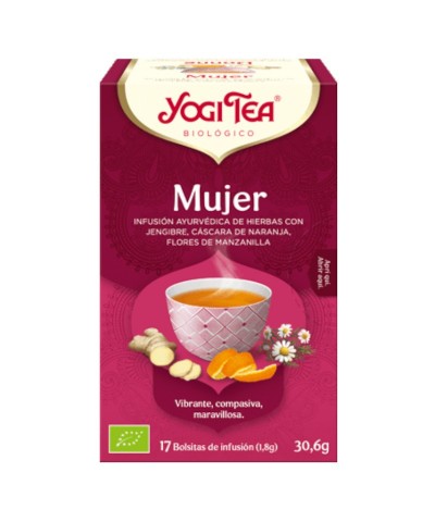 Yogi tea infusion para la mujer 17 bolsas BIO