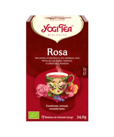 Yogi tea infusion rosa 17 bolsas BIO