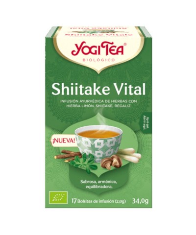 Yogi tea infusion shitake vital 17 bolsas BIO