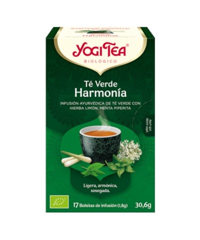 Yogi tea infusion verde armonia 17 bolsas BIO