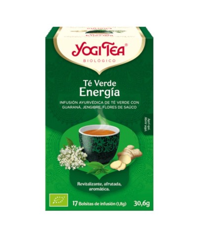 Yogi tea infusion verde energia 17 bolsas BIO