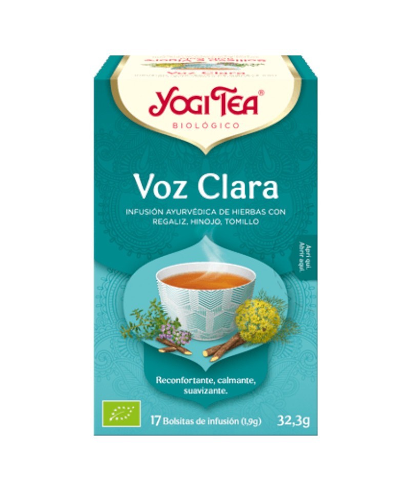 Yogi tea voz clara sana 17 bolsas BIO