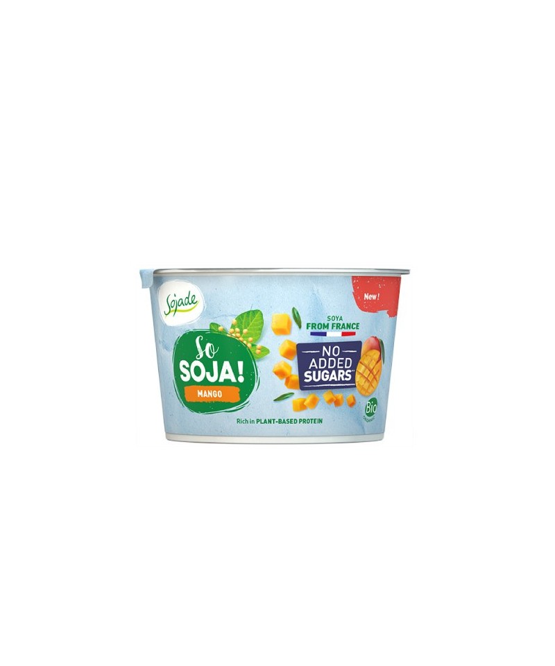 Yogur soja mango sin azucar SOJADE 150 gr BIO