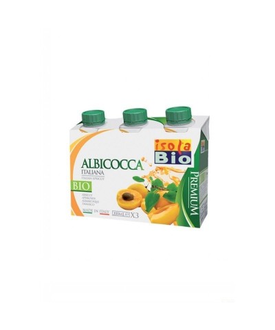 Zumo albaricoque premium ISOLA BIO 3x200 ml