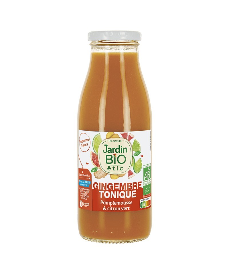 Zumo limon jengibre JARDIN BIO 50 cl