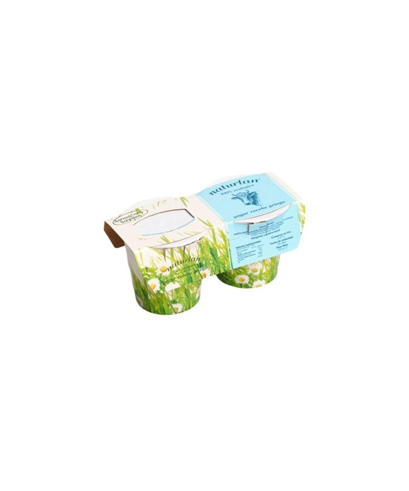 Yogur vaca griego NATURLAN 2X125 gr ECO