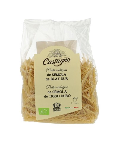 Fideos trigo blanco CASTAGNO 500 gr ECO