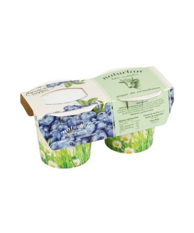 Yogur vaca arandanos NATURLAN 2X125 gr ECO