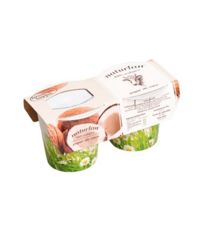 Yogur vaca coco NATURLAN 2X125 gr ECO