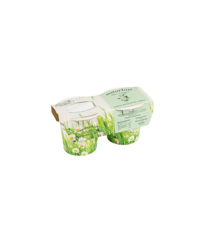 Yogur cabra natural NATURLAN 2X125 gr ECO