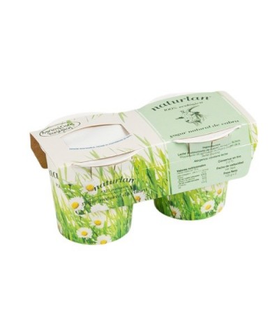 Yogur cabra natural NATURLAN 2X125 gr ECO