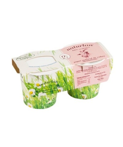 Yogur cabra desnatado NATURLAN 2X125 gr ECO