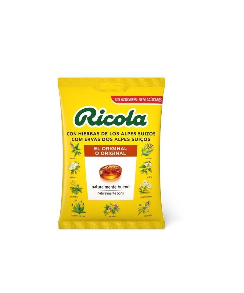 Bolsa sin azucar original RICOLA 70 gr