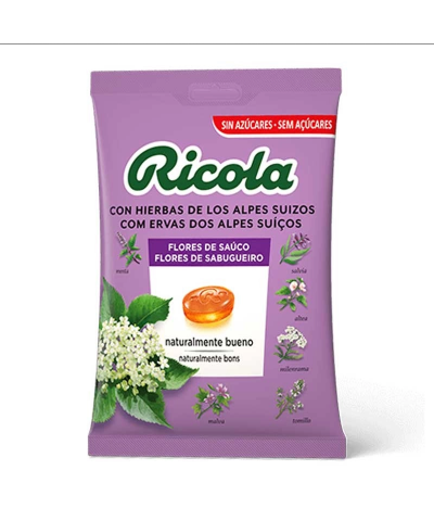 Bolsa sin azucar flor sauco RICOLA 70 gr