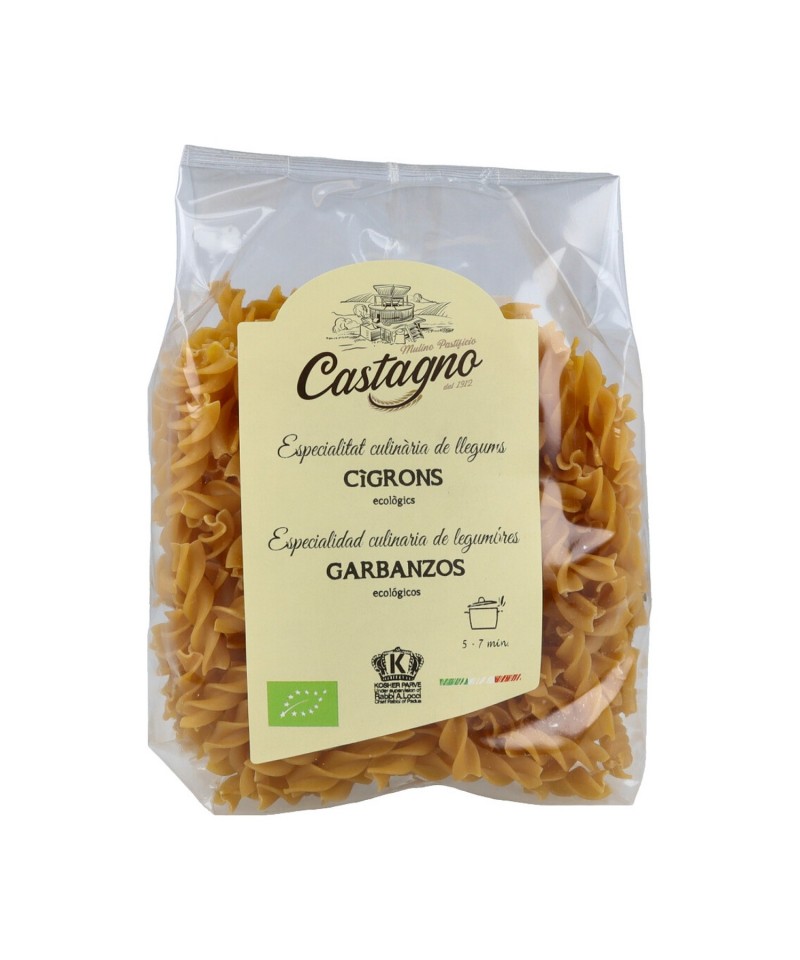 Espiral 100% garbanzos CASTAGNO 250 gr ECO