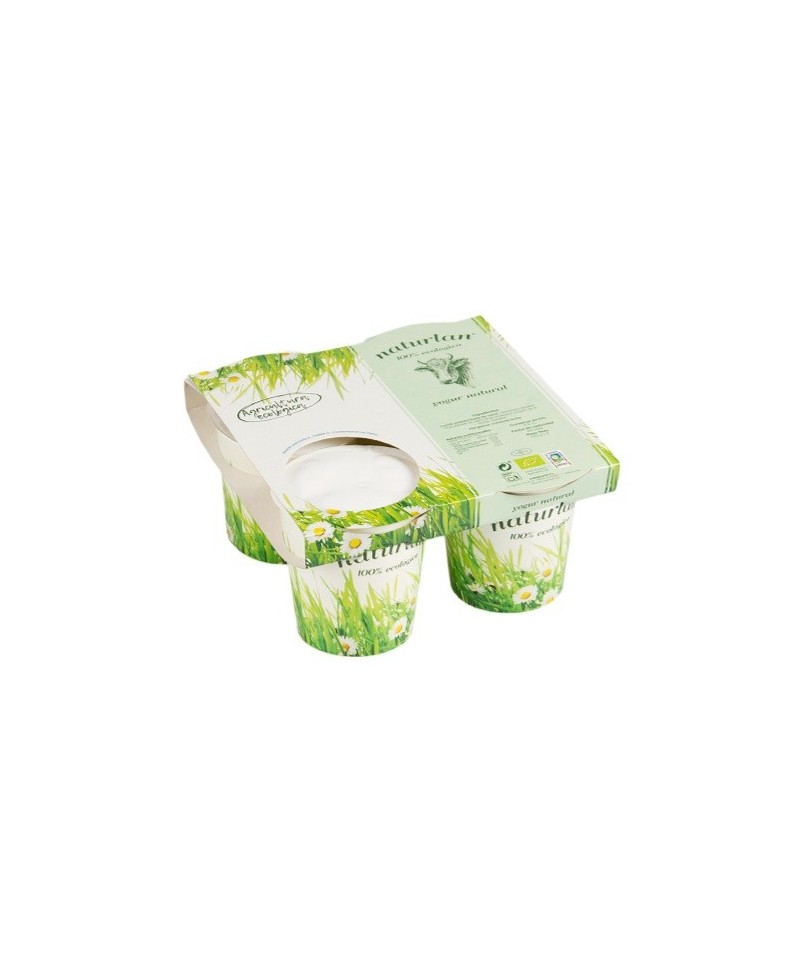 Yogur vaca natural NATURLAN 4X125 gr ECO