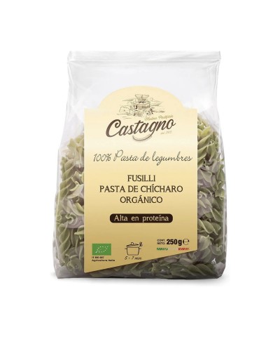 Espiral 100% guisante verdes CASTAGNO 250 gr ECO