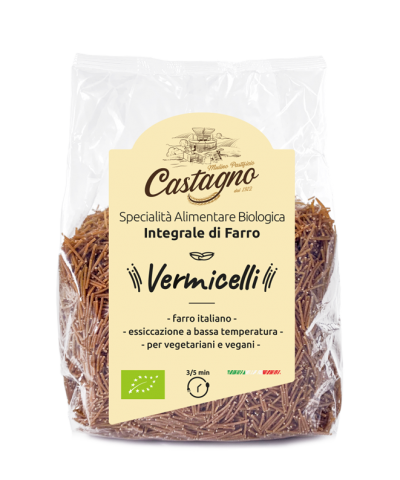 Fideos espelta integral CASTAGNO 500 gr ECO