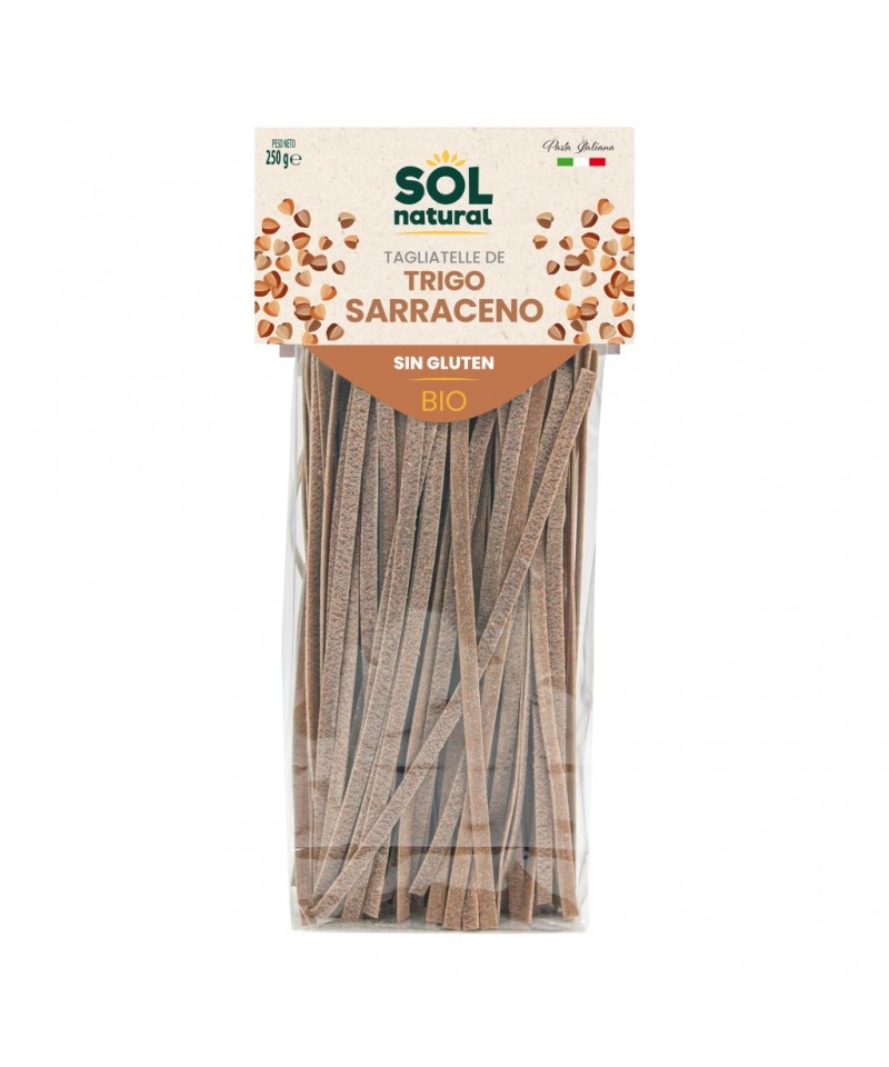 Tagliatelle trigo sarraceno sin gluten SOL NATURAL 250 gr BIO