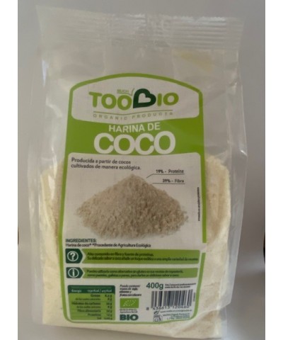 Harina coco TOO BIO 400 gr BIO