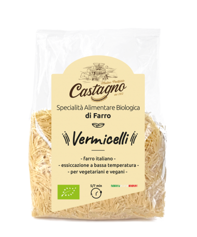 Fideos espelta blanca CASTAGNO 500 gr ECO