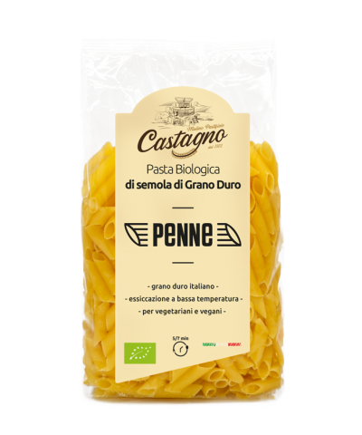 Macarrones espelta blanca CASTAGNO 500 gr ECO