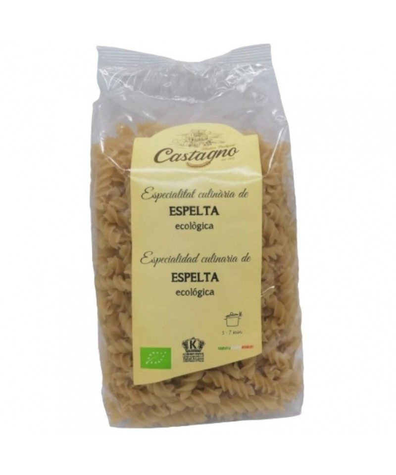 Espirales espelta blanca CASTAGNO 500 gr ECO