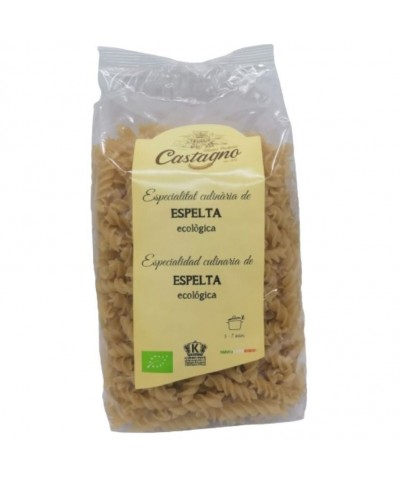 Espirales espelta blanca CASTAGNO 500 gr ECO