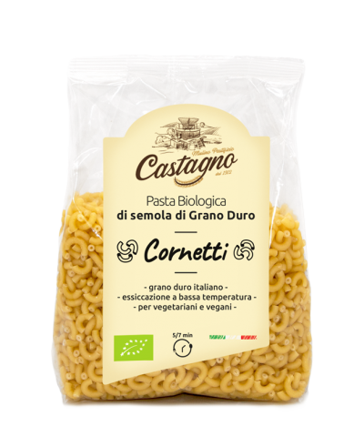 Cornetti espelta blanca CASTAGNO 500 gr ECO