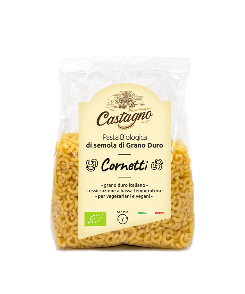 Cornetti espelta blanca CASTAGNO 500 gr ECO