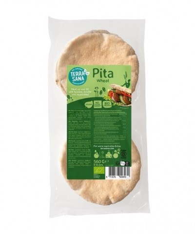 Pan pita trigo TERRASANA 560 gr BIO