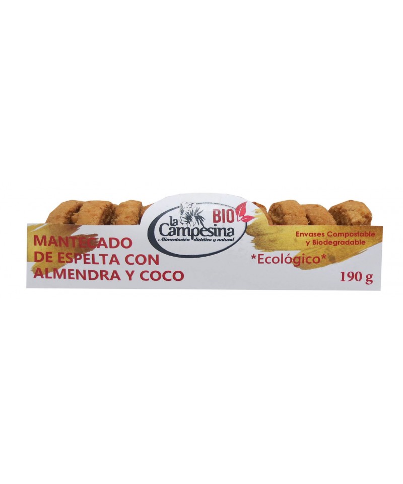 Mantecados almendra coco CAMPESINA 190 gr BIO