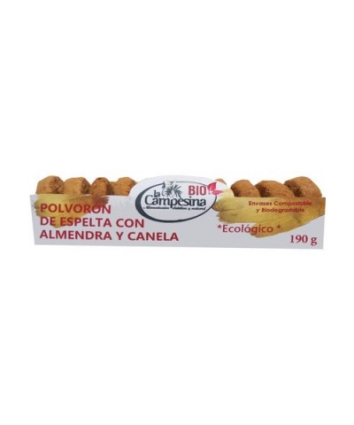 Polvorones almendra canela CAMPESINA 190 gr BIO