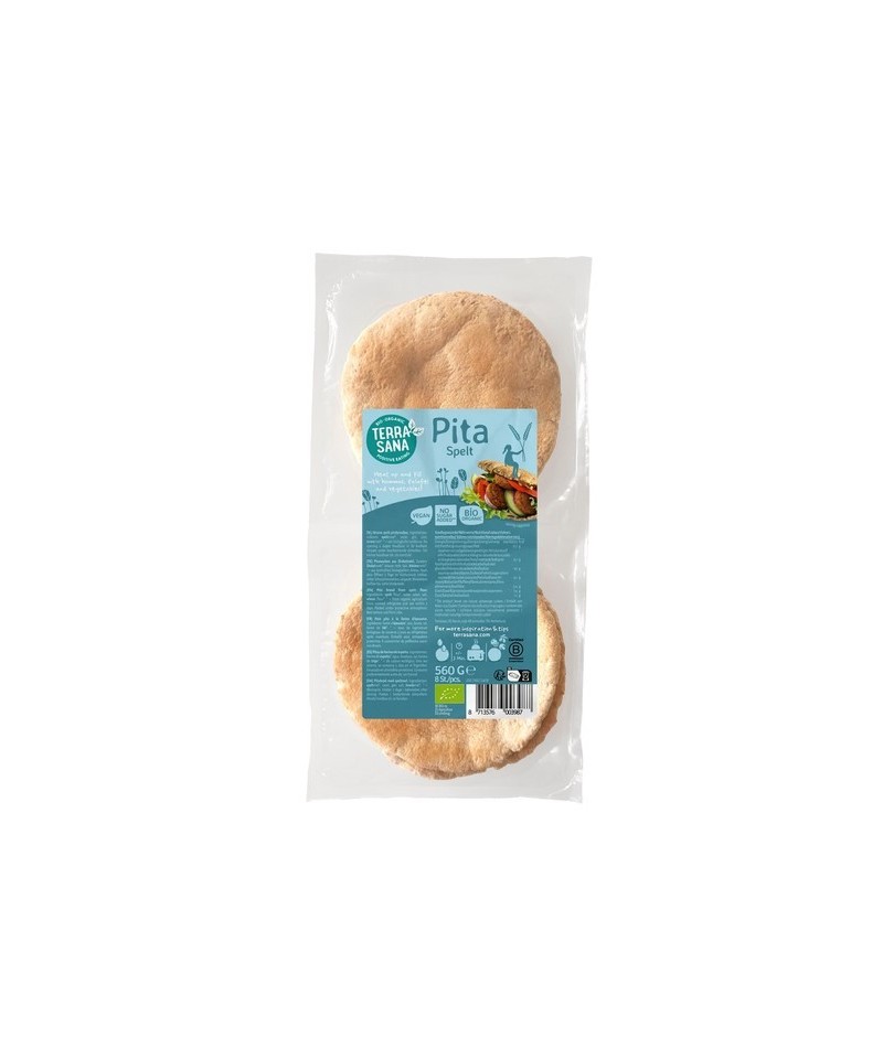 Pan pita espelta TERRASANA 560 gr BIO