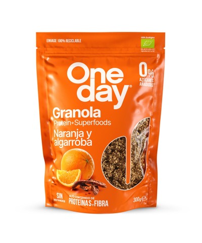 Granola naranja y algarroba ONE DAY 300 gr BIO