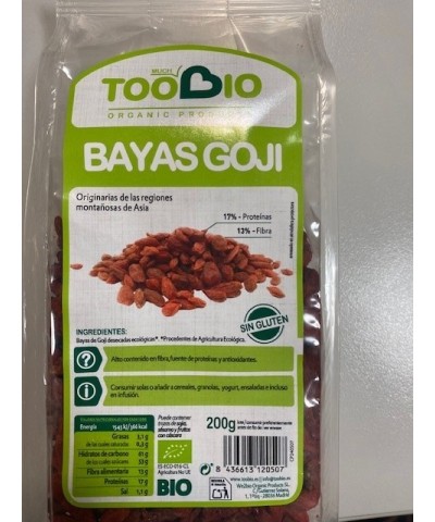 Bayas goji 200 gr BIO