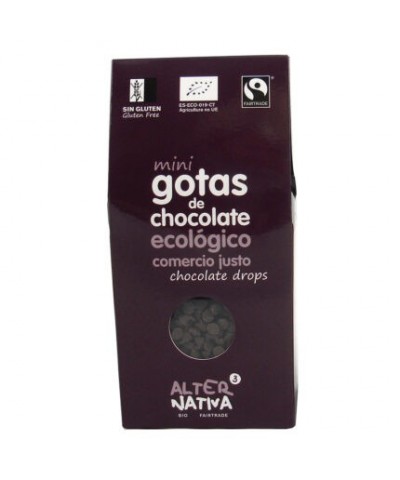 Mini gotas chocolate 48% ALTERNATIVA 3 (225 gr) BIO