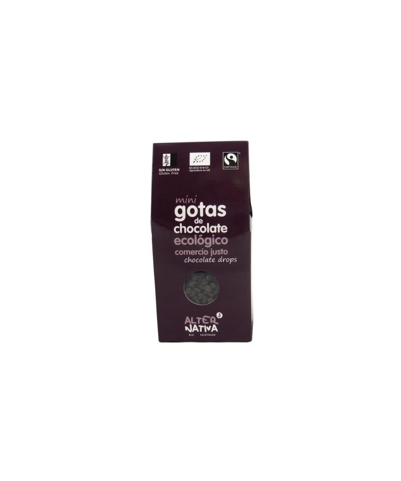 Mini gotas chocolate 48% ALTERNATIVA 3 (225 gr) BIO