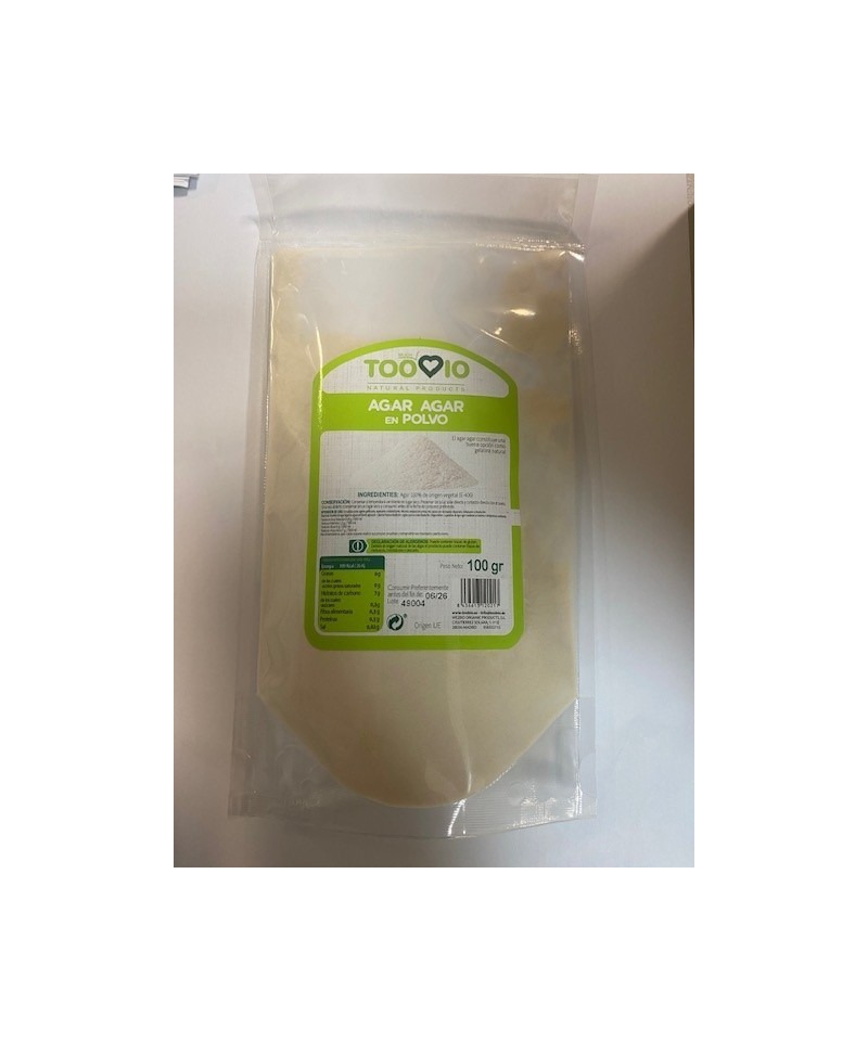 Agar agar polvo TOO BIO 100 gr