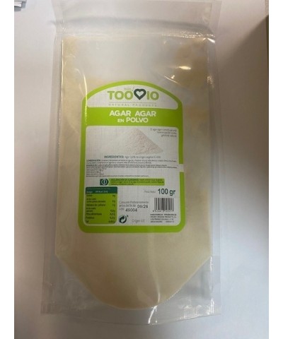 Agar agar polvo TOO BIO 100 gr